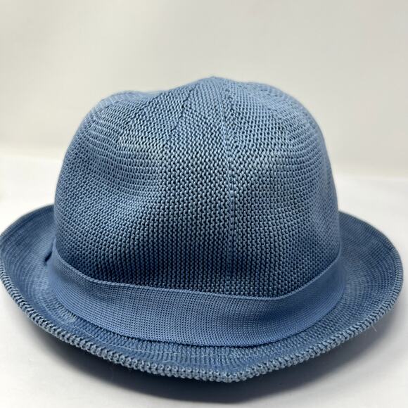 Pierre Cardin Montique Hats Men One Size Blue 100% Polyester Summer Fedora Hat - Picture 8 of 9